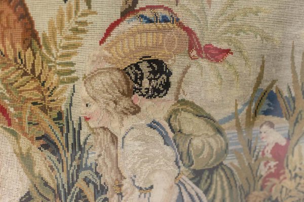 Antique Petit Point Tapestry, 1880-CEJ-1808246