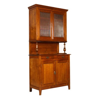 Antique Piedmontese Cupboard in Solid Wood-NJV-1320274