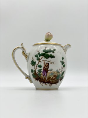 Antique Porcelain Coffee Service by Ginori, S.C.Ginori for Richard Ginori, Set of 8-PYA-860854