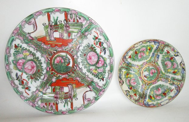 Antique Porcelain Dishes, Set of 2-ZVO-572554