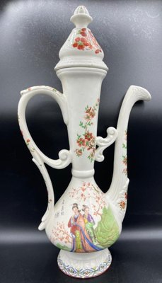 Antique Porcelain Ewer with Chinese Pattern-OZS-1389606