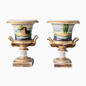 Antique Porcelain Medici Vases, Set of 2-DVX-868475