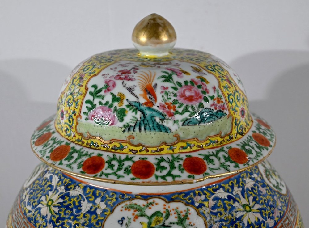 Antique Porcelain Potiche, 1890s