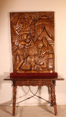 Antique Portuguese Annunciation Altarpiece, 1600s-HPU-730052