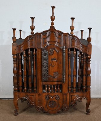 Antique Provencal Bread Cabinet in Walnut, 18th Century-RVK-1440560