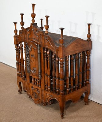 Antique Provencal Bread Cabinet in Walnut, 18th Century-RVK-1440560