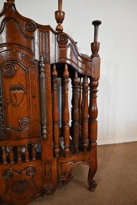 Antique Provencal Bread Cabinet in Walnut, 18th Century-RVK-1440560