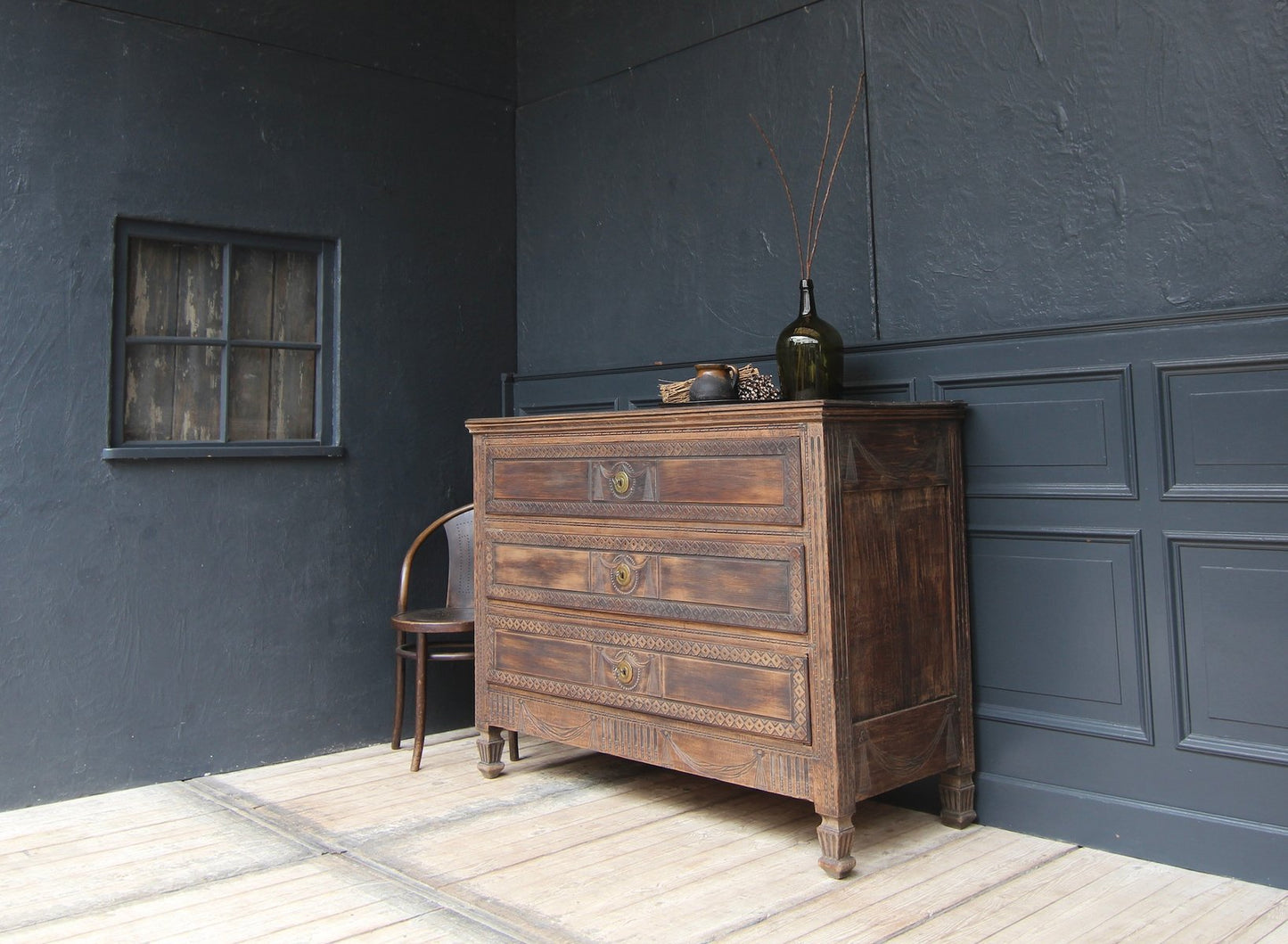 Antique Provincial Louis XVI Chest of Drawers