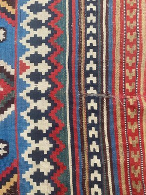 Antique Qashqai Kilim Rug-YMM-1153797