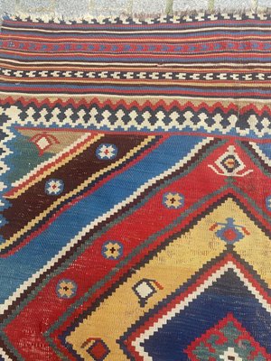 Antique Qashqai Kilim Rug-YMM-1153797