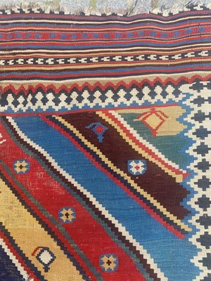 Antique Qashqai Kilim Rug-YMM-1153797