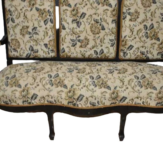 Antique Queen Elisabeth 3-Seater Sofa, 19th Century