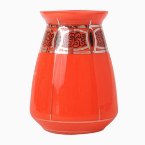 Antique Red Tango Glass Vase from Loetz-IXK-764879