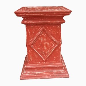 Antique Red Wooden Stand-GEL-1431703