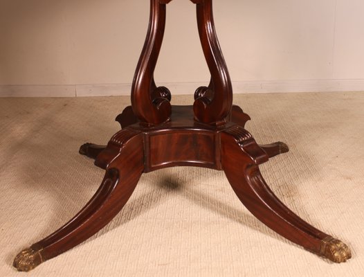 Antique Regency Mahogany Pembroke Table-HPU-861577