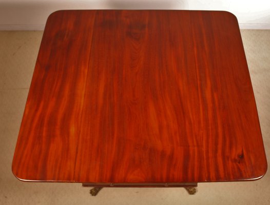 Antique Regency Mahogany Pembroke Table-HPU-861577