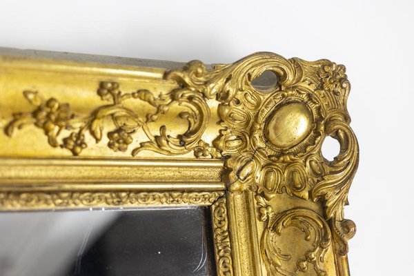 Antique Regency Style Mirror in Gilded Wood-CEJ-1324241