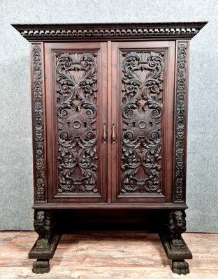 Antique Renaissance Cabinet in Walnut-MWB-1773325