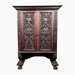 Antique Renaissance Cabinet in Walnut-MWB-1773325