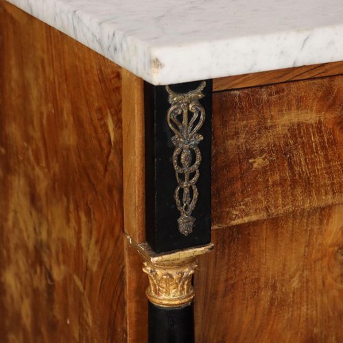 Antique Restoration Bedside Table in Mahogany