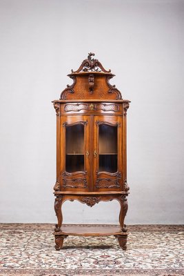 Antique Rococo Showcase, 1880s-ZZH-723640