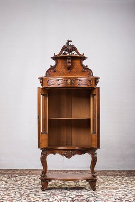 Antique Rococo Showcase, 1880s-ZZH-723640