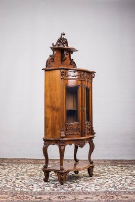 Antique Rococo Showcase, 1880s-ZZH-723640