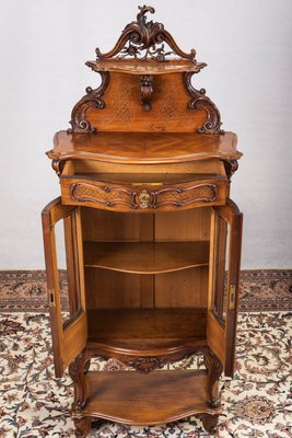 Antique Rococo Showcase, 1880s-ZZH-723640