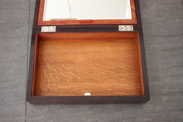 Antique Rosewood Box with Mirror-SEI-638718