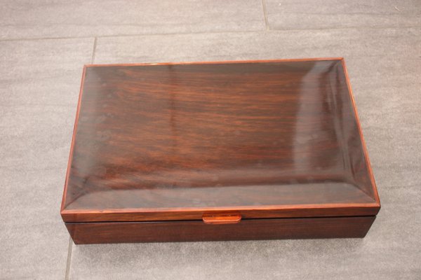 Antique Rosewood Box with Mirror-SEI-638718