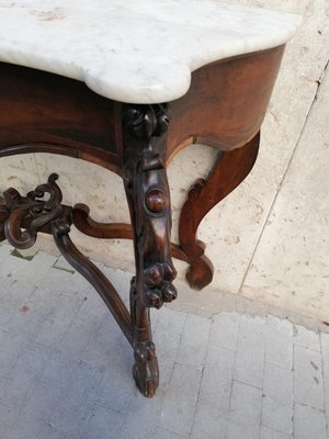 Antique Rosewood Console Tables, Set of 2-OLY-847983