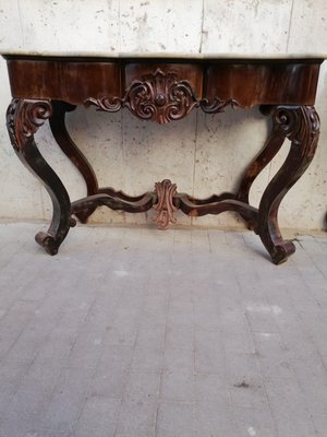 Antique Rosewood Console Tables, Set of 2-OLY-847983