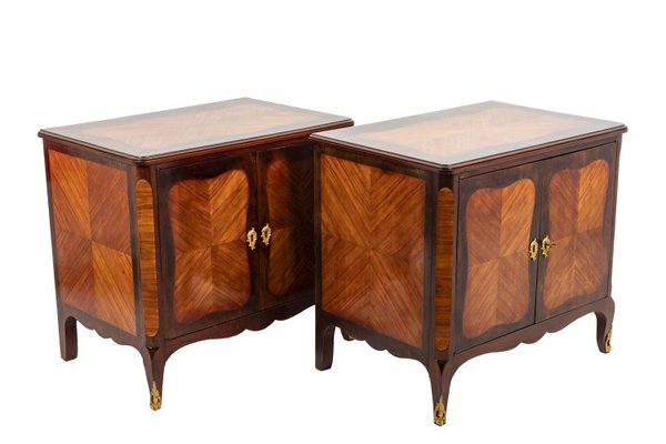 Antique Rosewood Louis XV Buffets, Set of 2-CEJ-802420