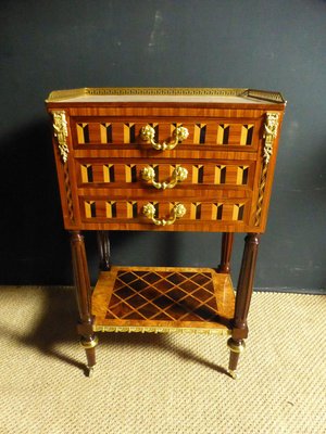 Antique Rosewood Marquetry Coffee Table-WSV-707310