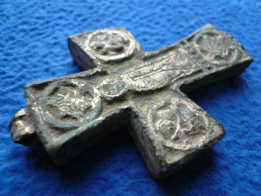 Antique Russian Cross-Encolpion with St. Relics