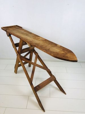 Antique Rustic Solid Wood Folding Ironing Board, 1900s-WQJ-777955