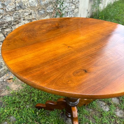 Antique Salon Table in Walnut, France, 19th Century-ALF-2033620