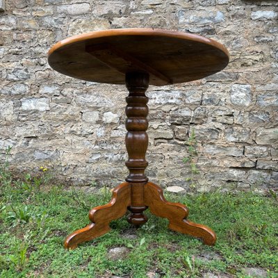 Antique Salon Table in Walnut, France, 19th Century-ALF-2033620