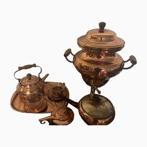 Antique Samovar from Stöckli, Set of 4-SZM-1768356