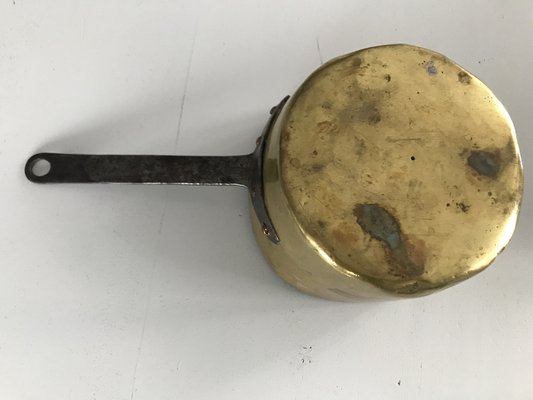 Antique Saucepan in Brass, 1800s-WQQ-1452841