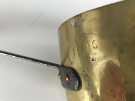 Antique Saucepan in Brass, 1800s-WQQ-1452841