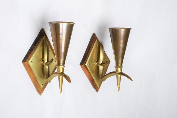 Antique Sconces by Dagobert Peche, Set of 2-VA-859614