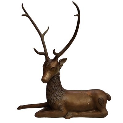 Antique Sculpture of a Deer, 1890s-1910s-TCS-1739926