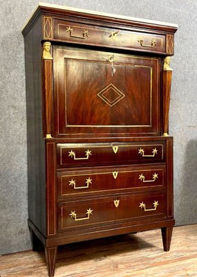 Antique Secretary in Mahogany, 1800-MWB-1769785