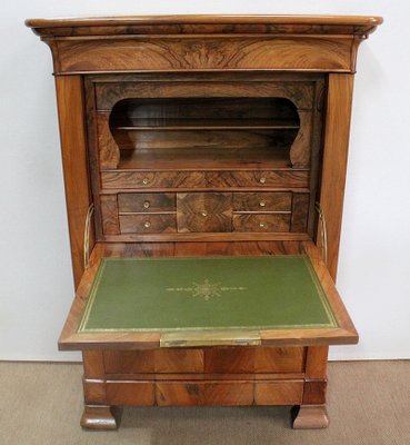 Antique Secretary in Walnut-RVK-1093666