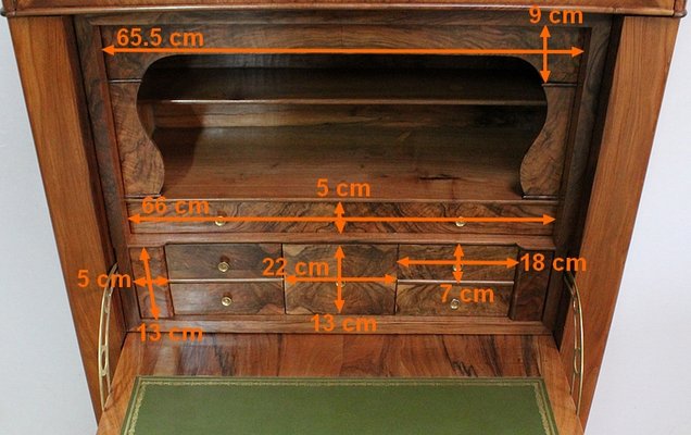 Antique Secretary in Walnut-RVK-1093666