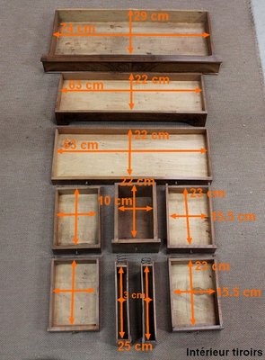 Antique Secretary in Walnut-RVK-1093666