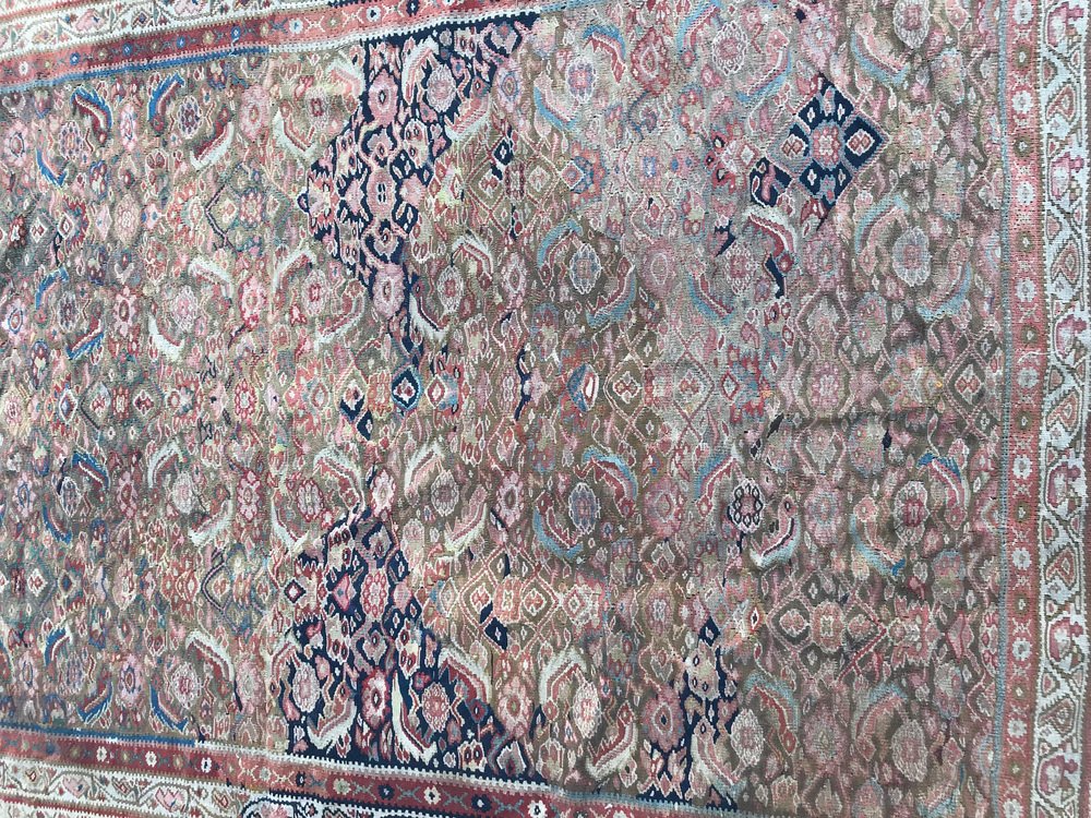 Antique Senneh Kilim, 1890s