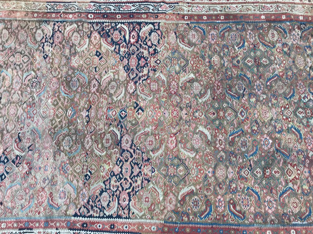 Antique Senneh Kilim, 1890s