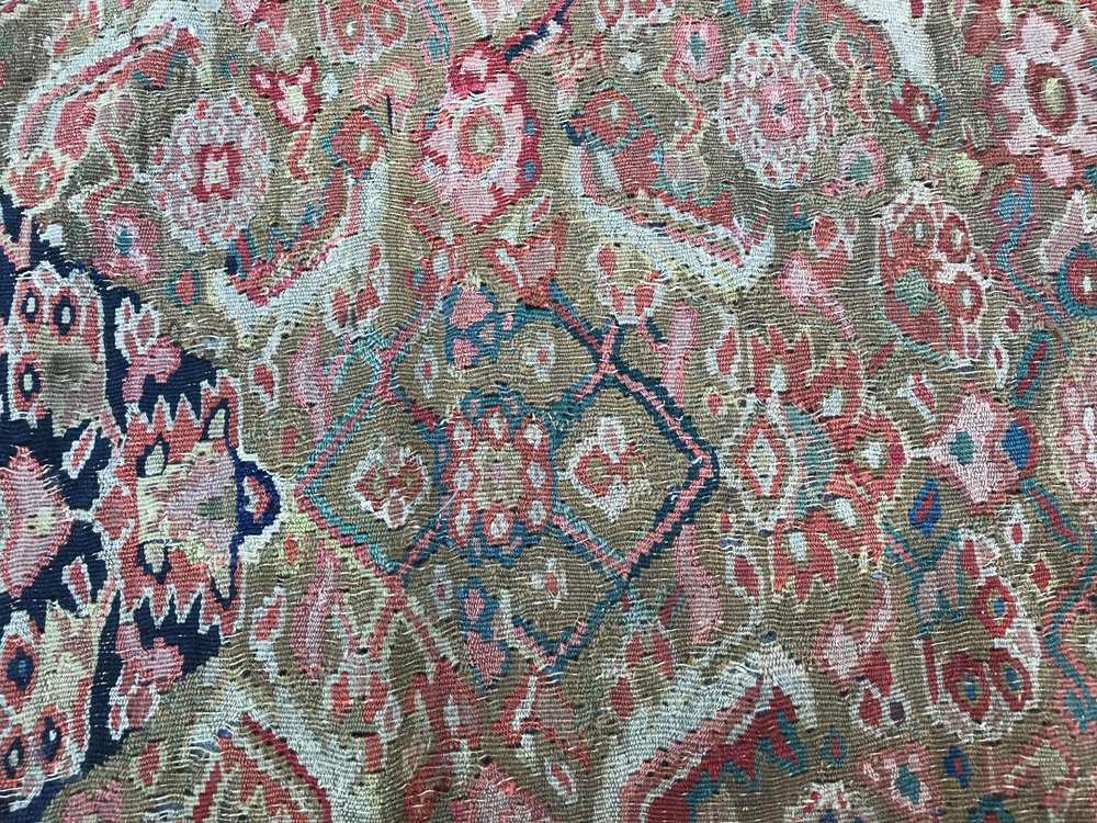 Antique Senneh Kilim, 1890s